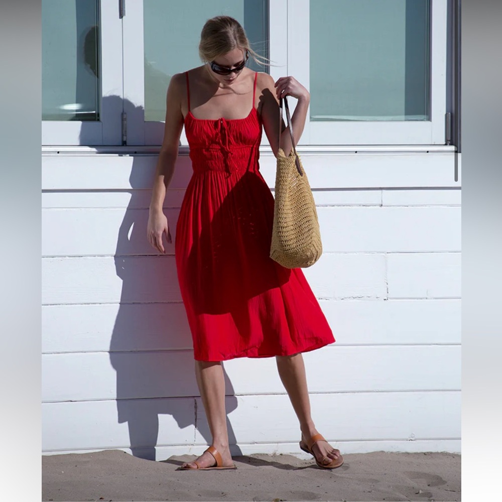 Ciao Lucia! Gabriela Dress in Chili - like new, sold out style.